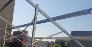 Steel Ground Mounting Structure 1